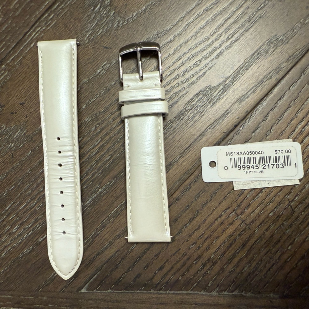 Michele Leather Watch Strap